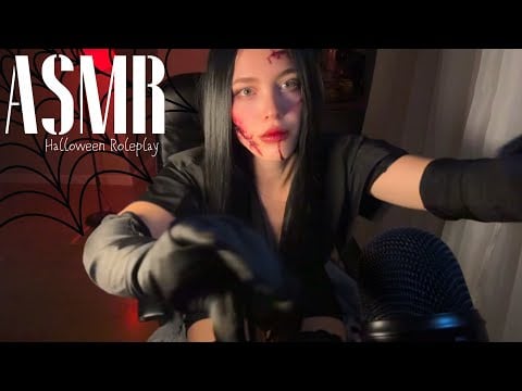 ASMR Cleanses Your Negative Energy ✨🎃 Whispering & Glove Sounds for Sleep