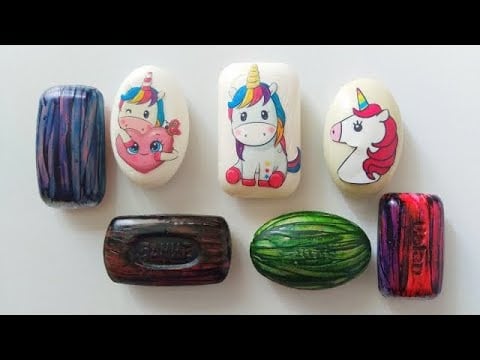 Dry Soap carving ASMR/ Semi dry soap/relaxing sounds/ Satisfaction ASMR video/Cutting soap