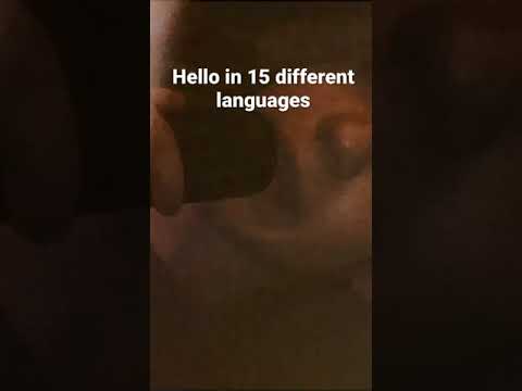 ASMR hello in 15 different languages ❤️
