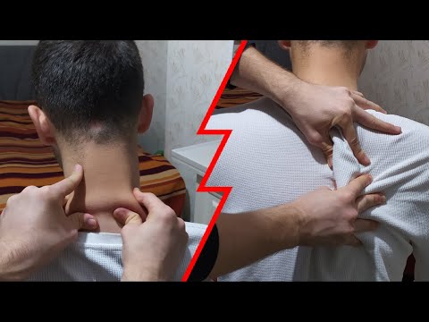 ASMR RELAXING NECK MASSAGE - BACK MASSAGE | SHOULDER MASSAGE