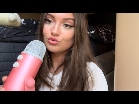 ASMR | rambling, whispering + soft spoken + some stuttering (old video)