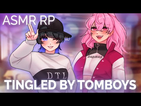 ASMR RP - Trapped in a classroom with Tomboys feat. @DudeThatsWholesome​