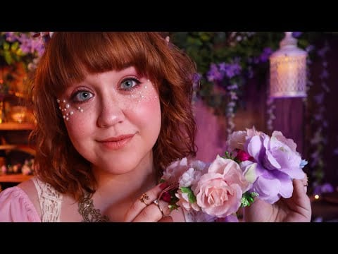 ASMR Magical Flower Crown Shop with a Fairy 🌸 Soft-Spoken Fantasy Roleplay for Rest & Relaxation