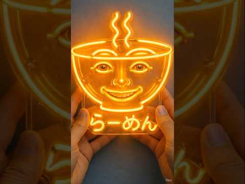 These Uncanny Neon Signs Know You | #asmr #ai #satisfying #asmrai