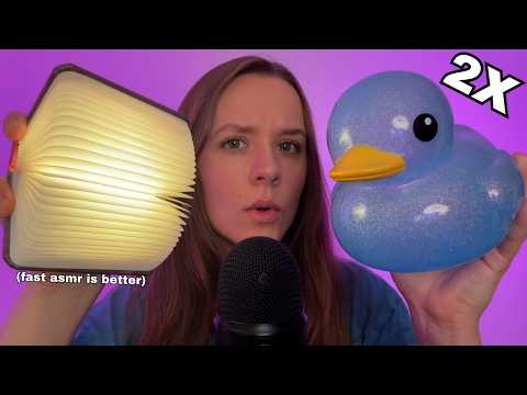 2X Fast & Aggressive ASMR For Sleep! (tingles guaranteed)