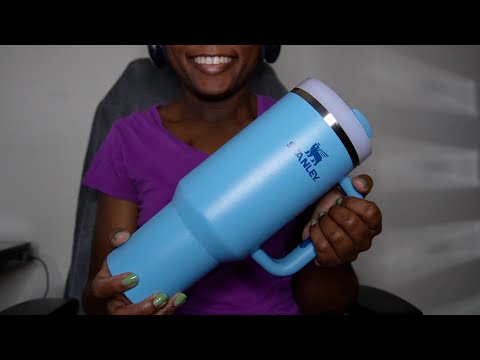 ASMR TAPPING AND SCRATCHING ON MY STANLEY CUP | NICOLE'S ULTIMATE ASMR