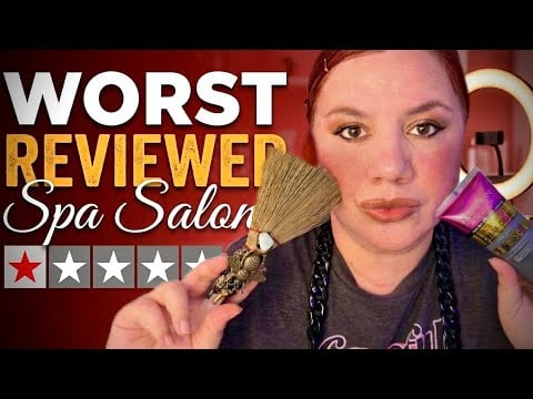 ASMR WORST Reviewed SPA Beauty Salon Roleplay