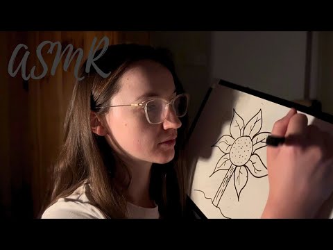 ASMR Testing Your Perception | Guess the Drawing ✍️ using a wipe board and marker