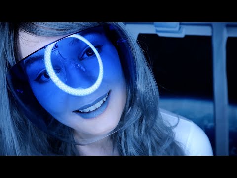 ASMR 💤 SCIFI SLEEP POD REPAIR ROLEPLAY 💤 Liquid Sounds, Typing, Muffled Soft Speaking, Breathing