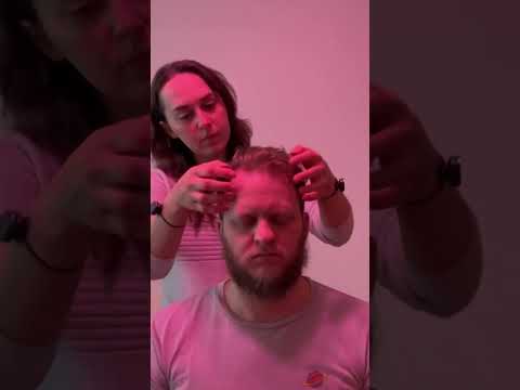 ASMR Head Scratching Massage #asmrmassage #headscratching #visualtingle #relax #asmrforsleep