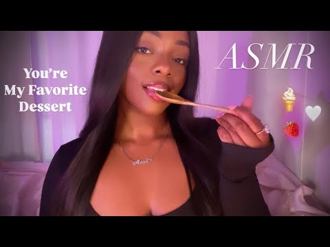 ASMR | I’m Going To Eat YOU…My Favorite Dessert 🤍🍦🍓 (Eating Mouth Sounds Galore!!) 👅💦