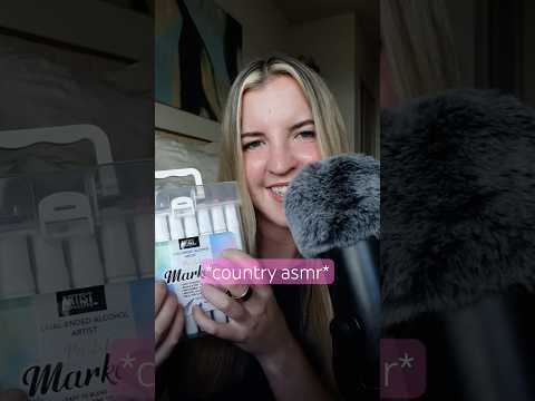 can i draw on you sug? 💕🎨 *country accent* #asmr #country #personalattention