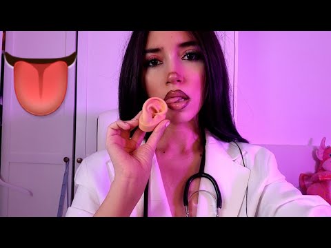 ASMR FRANÇAILLE : TA MÉDECIN ORL TE LÉCHOUILLE