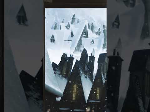 Hogsmeade Window #shorts ◈ 1min Relaxing ASMR Ambience