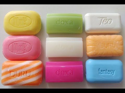 Dry Soap carving ASMR\ relaxing sounds\ No talking. Satisfying ASMR video\ Cutting soap