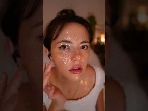 I got caught doing my shower makeup ✨🪩🌟💫 #asmr