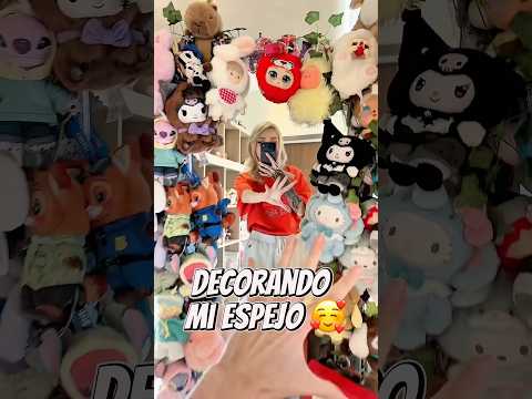 DECORÉ mi Espejo con Mini Peluches 😱🥰