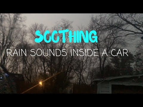 ASMR | Rain sounds in the car