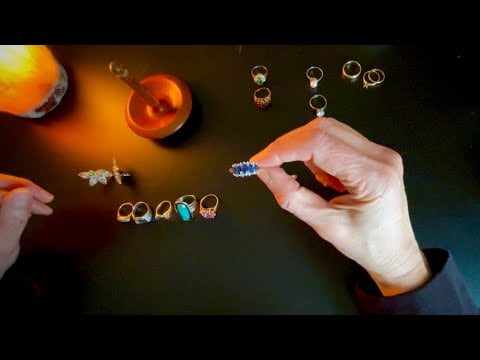 Soft-Spoken ASMR | Looking at, Discussing & Cleaning My Rings
