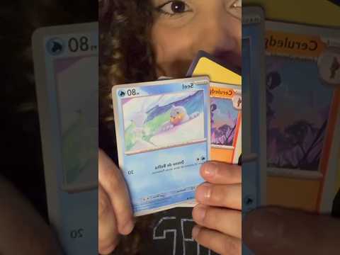 ASMR - ABRINDO CARTINHAS DO POKÉMON - BOOSTER 😴❤️ #asmr