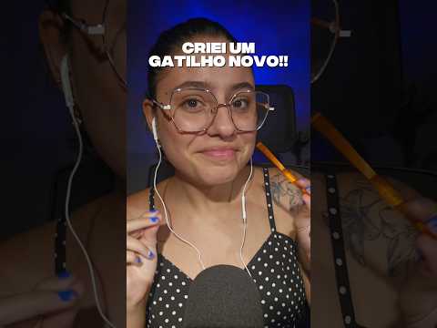 Gostou do gatilho novo? (Disseram que parece o teclado do IPhone) #asmr #asmrsounds
