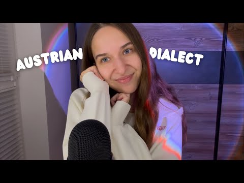 ASMR In My Native Language | Austrian Dialect 💜 (Close Up Whispers In Your Ears)