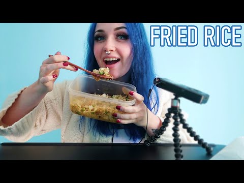 ASMR Eating Smoked Haddock Fried Rice Mukbang (Eating Sounds) 🍚