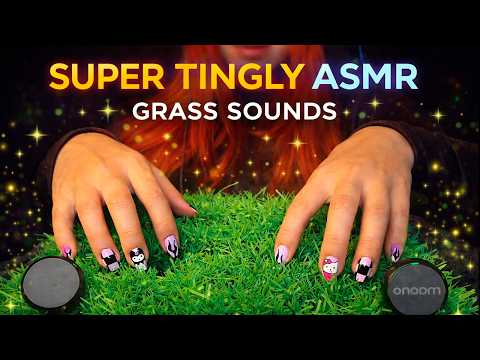 ASMR Grass Sounds 🌿 Deep Relaxation & Sleep (No Talking)