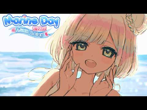 【ASMR】Meeting A Normal Girl On The Beach.....☀️🏖️💗 soothing waves... gentle triggers... 😴💤【EN/日本語 】