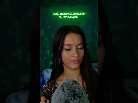 Vou adivinhar seu sobrenome vai ter que me obedecer 😳