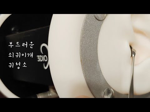 ASMR No talking / 부드러운 쇠귀이개 귀청소 /  Soothing ear cleaning ASMR