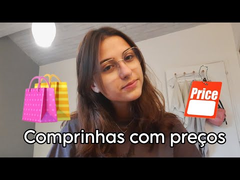 ASMR MOSTRANDO MINHAS COMPRINHAS 💕