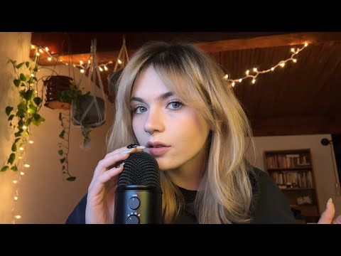 ASMR | New microphone! (Whispered Rambles & Triggers)