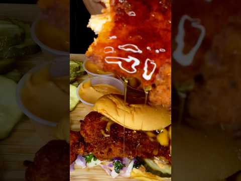 DAVE’S HOT CHICKEN STRIPS #asmr #chicken #daveshotchicken #food #eat