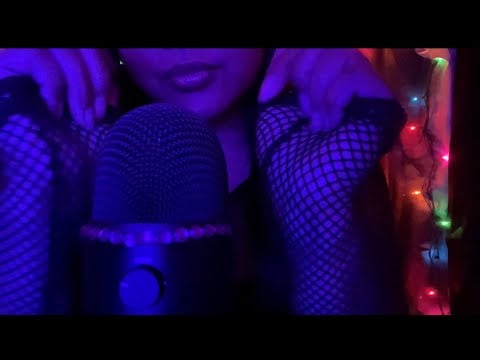 ASMR Fabric Scratching & Fabric Sounds ~ Fish Net(No Talking)
