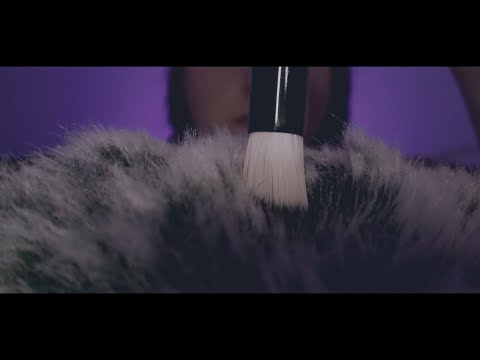 ASMR Mic Play (no talking) brushing, scratching, shaving cream, water, etc.