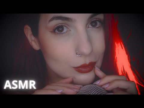 Very up close ASMR triggers (Mouth Sounds, Whispers, Breathing and Kisses)