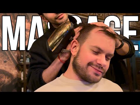 ASMR MASSAGE HEAD | Real Barber Shop Experience For Fast SLEEP | THE Ultimate ASMR Head Massage