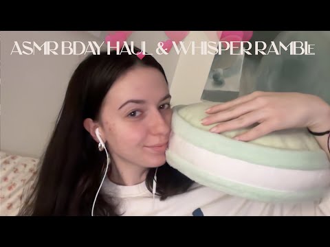 ASMR | 22nd Birthday Haul | Whisper Ramble