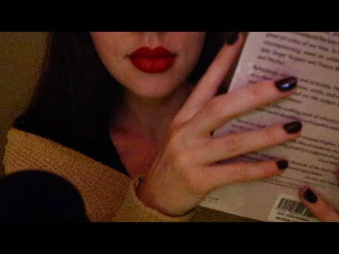 ASMR What I'm Currently Reading ♡ Whispered ~