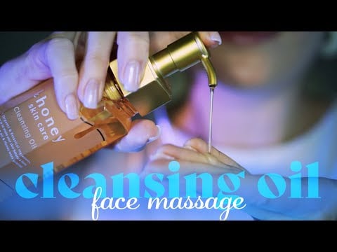 ASMR ~ Cleansing Oil Face Massage ~ &honey, Personal Attention, Closeup