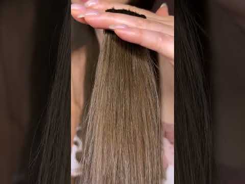 Long Hair ASMR ✂️ Whispers – How I Polish My Hair to Remove Split Ends  #ingashasmr #longhaircare