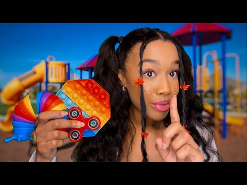 ASMR Girl Tries To Sell You Fidget Toys at Recess (Fidget Toys Are Illegal)🛝🪀 ASMR Fidget Toy Sounds