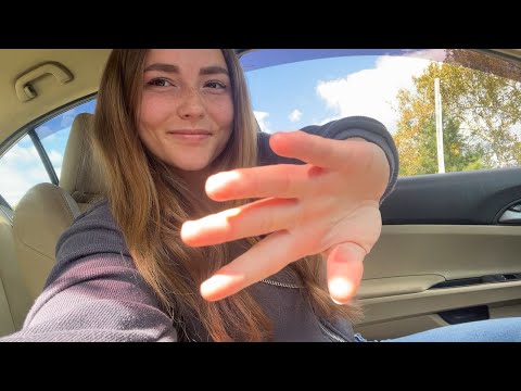 Car Hand/Camera Movements ASMR~Whispers