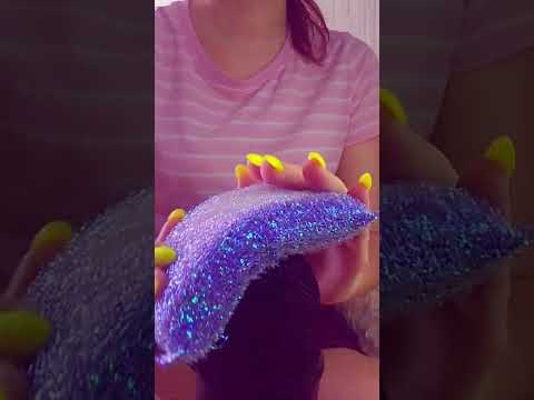 ASMR Fast ♡ Aggressive Sponge Scratching #asmr #asmrvideo #fast #aggressive #scratch