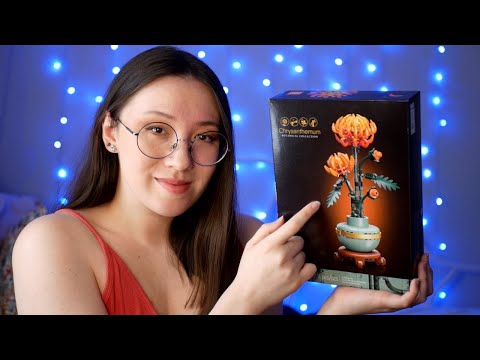 Lego ASMR 💐 Building Lego Chrysanthemums With You! 💐 Binaural Soft Spoken