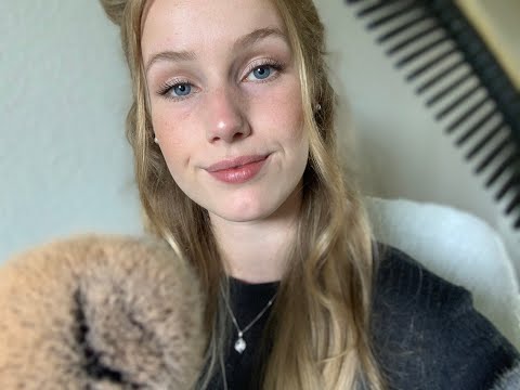 ASMR| Softly make-up and hair play for sleep (german/deutsch) |RelaxASMR