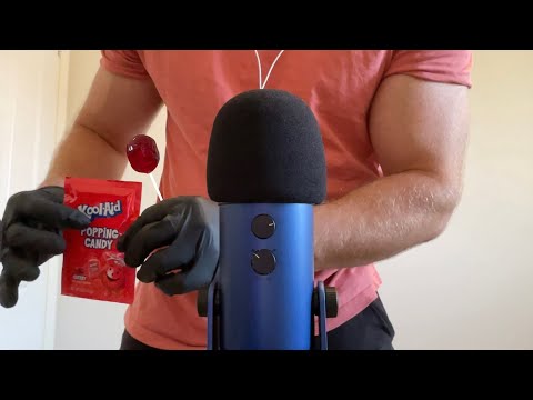 Intense Mouth Sounds ASMR - Eating Sweets / Candy / Popping Candy (Mukbang)
