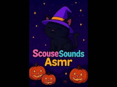 Halloween ASMR part 1!!! spooky cat ear licking roleplay ASMR for sleep and relaxation.