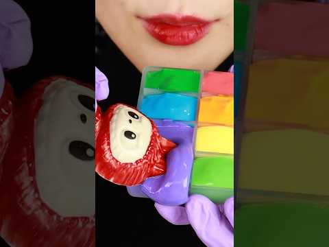 LABUBU DUBAI CHOCOLATE MUKBANG ASMR 🌈